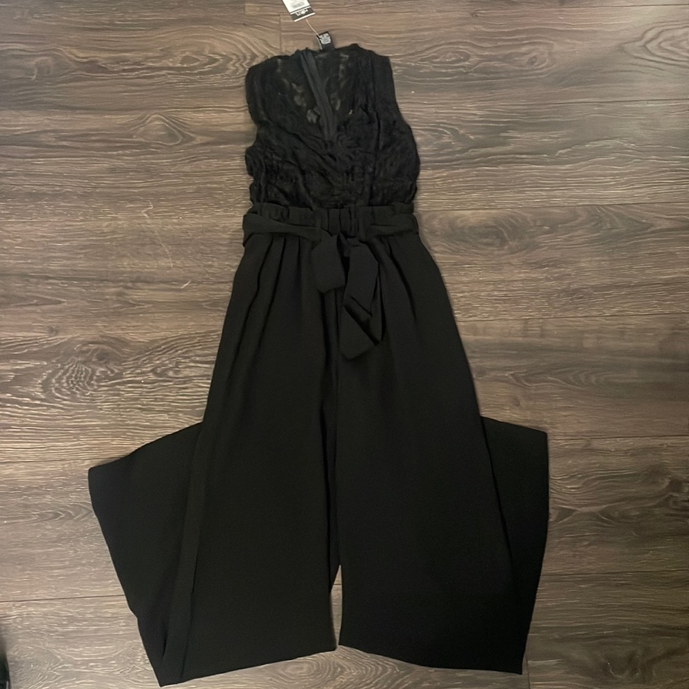 Dressy black lace jumpsuit NWT Rue21 size XS